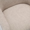 Wood Base Swivel Chair with Foam Seat, Sinuous Springs, and Wooden Swivel Base - 4 of 4
