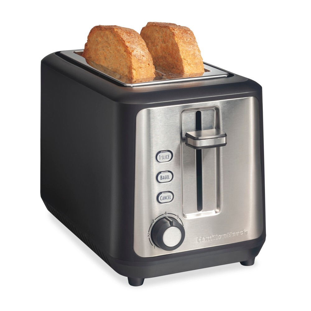 Hamilton Beach Gourmet 2 Slice Toaster Sure - Toast Technology Longer 6.5 Slots 22996G