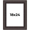 PosterPalooza | 3.5" Wide Ornate Brown Picture Frame - UV Acrylic, Foam Board Backing, Hanging Hardware - 2 of 4