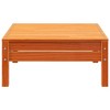 vidaXL Patio Footstool Wax Brown Solid Wood Pine - 4 of 4