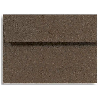 LUX A1 Invitation Envelopes 3 5/8 x 5 1/8 50/Box Chocolate EX4865-17-50