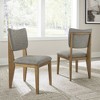 Signature Design by Ashley Sherbana Modern Dining Chairs with Premium Nuvella™ Fabric, Light Brown, Set of 2 - 2 of 4