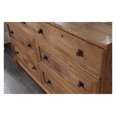 Vintage Oak Double Dresser with Extra Deep Drawers