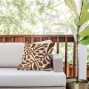 18"x18" Deny Designs Alisa Galitsyna Linocut Plant Outdoor Throw Pillow - 2 of 4