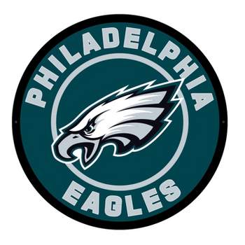 Evergreen Ultra-Thin Edgelight LED Wall Decor, Round, Philadelphia Eagles- 23 x 23 Inches Made In USA