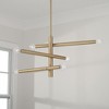 Capital Lighting Zane 6 - Light Chandelier in  Aged Brass - 3 of 3