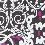 black graphic scroll