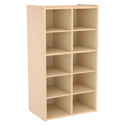 Photo 1 of !!!SEE CLERK NOTES!!!
ECR4Kids Birch Streamline 10-Cubby Storage Cabinet Organizer