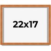 PosterPalooza | Classic Brown Picture Frame - UV Acrylic, Backing Board, Hanging Hardware Included - 2 of 4