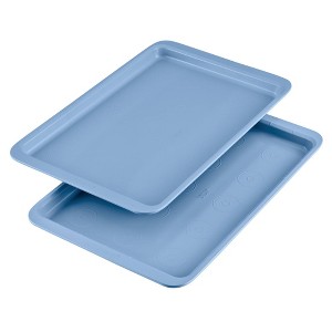 Farberware Easy Solutions 2pc 11"x17" Nonstick Bakeware Cookie Pan Set - 1 of 4