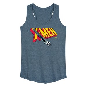 Women's - Marvel - Xmen Claw Rip Graphic Racerback Tank - 1 of 4