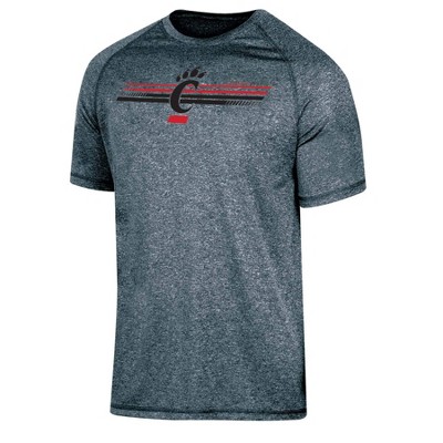 NCAA Cincinnati Bearcats Men's Gray Poly T-Shirt