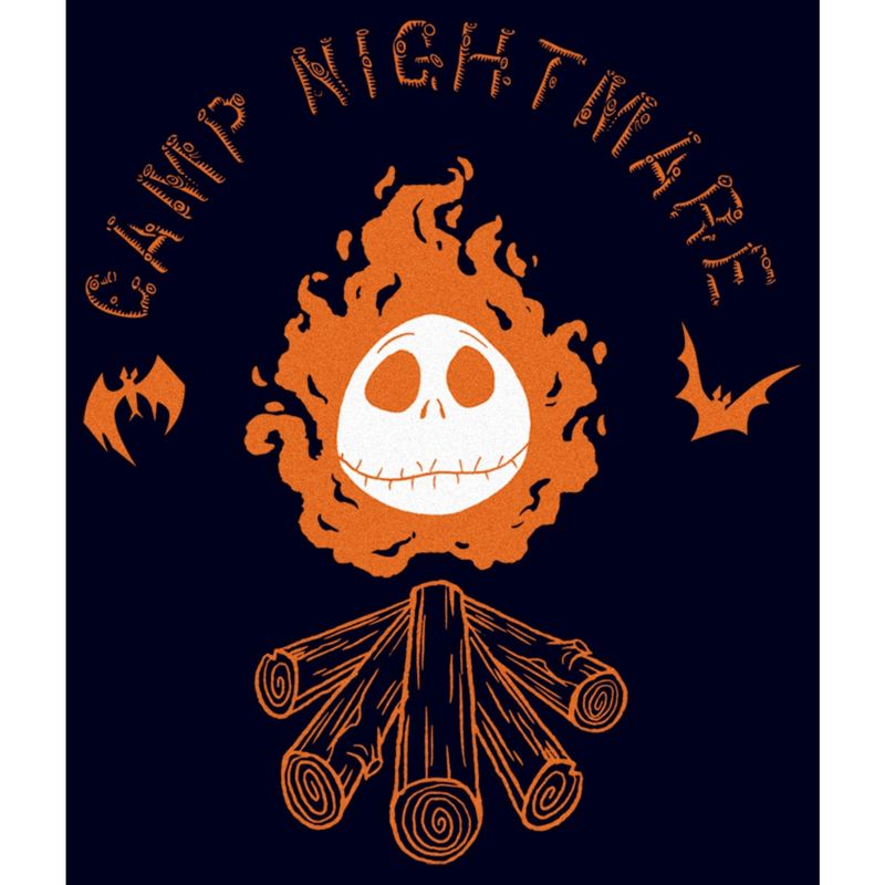 Men's The Nightmare Before Christmas Jack Camp Nightmare T-Shirt, 2 of 6