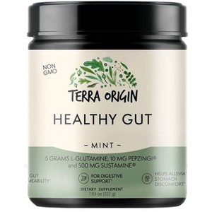 Terra Origin Healthy Gut Powder Mint - 7.83oz - 1 of 4