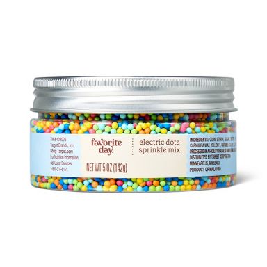 Electric Dot Sprinkles - 5oz - Favorite Day™