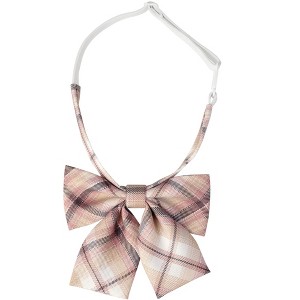 INSPIRE CHIC Women's Plaid Uniform Pre-tied Knot Cute Stylish Colorful Bow Ties - 1 of 4