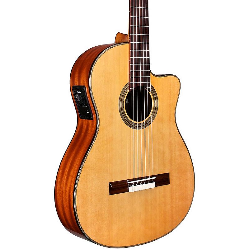 Cordoba 12 Natural Cedar Top Classical Acoustic-Electric Guitar Natural, 1 of 6