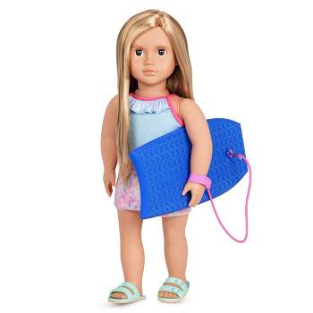 Our Generation Ivana with Bodyboard 18" Beach Doll