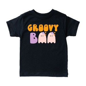 The Juniper Shop Groovy Boo Ghost Kids Short Sleeve Tee - 1 of 2