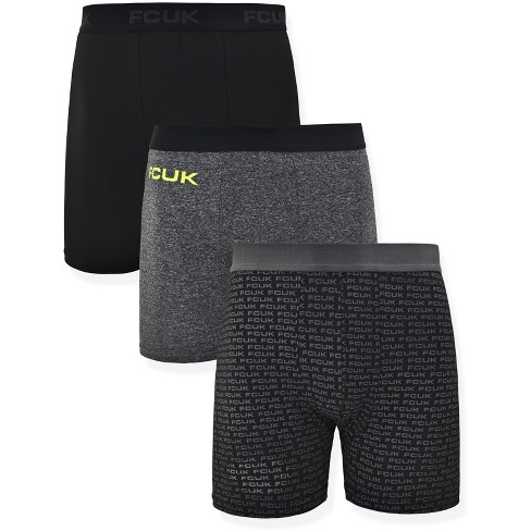 French Connection Men s 3 Pack Premium Boxer Briefs 360 Stretch