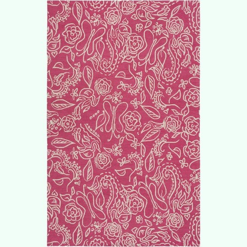 Surya Tct6006 7696 Tic Tac Toe 8 X 10 Rectangle Wool Hand Hooked Paisley Area Rug Target
