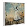 Stupell Industries Halloween Witch Hat Ghostie Framed Giclee Art - 2 of 4