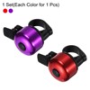Unique Bargains Aluminum Loud Crisp Clear Sound Mini Bicycle Bells 2 Pcs - 3 of 4