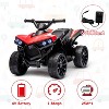 6V Kids ATV Quad Ride On Toy, Electric 4-Wheeler w/1.8MPH Speed, Music, LED Headlight, Foot Pedal, Gift for Toddlers - 4 of 4