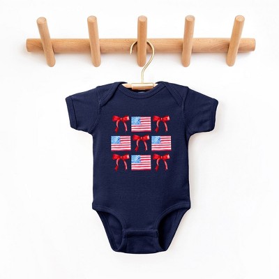 The Juniper Shop Coquette Flags Chart Baby Bodysuit
