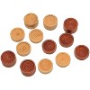 WE Games Wood Backgammon Pieces with Cloth Pouch - 2 of 3