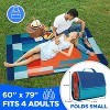 SCUDDLES Compact Picnic Blanket – Extra Large, 3-Layer Waterproof Outdoor Mat with Carry Strap for Beach, Camping, Hiking, and Picnics - 2 of 4