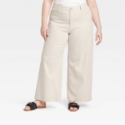 Women's High-Rise Sailor Wide Leg Ankle Jeans - Universal Thread™