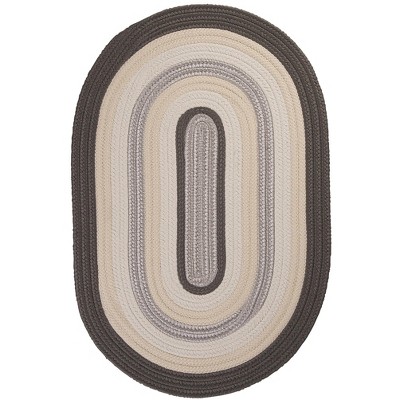 Colonial Mills Brooklyn Braided Rug, 5x8, Slate