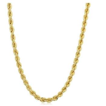 Pompeii3 14k Yellow Gold Filled Men's 3.2-mm Rope Chain Necklace