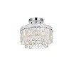 Elegant Lighting Emilia 12 inch Flush Mount in Chrome - 3 of 4