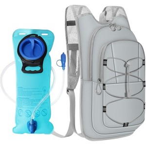 Hydration Backpack Vest, Lightweight Hands-Free Hydration Pack with Water Bladder for Running, Cycling - 1 of 4