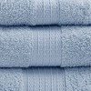 Vynxaria Bath Towels and Washcloths: Blue 6-Piece Eco-Friendly Set - 4 of 4