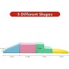 TackView 4-Piece Baby Foam Play Set, Pu Leather Soft Climbing Toys,Kids Indoor Play Structure Climbing Blocks for Crawling and Sliding - 3 of 4