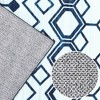 Machine Washable Moroccan Geometric Area Rug, 2' x 3' Blue - 4 of 4