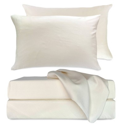 Ivory Queen Bamboo Viscose Cooling Bed Sheet Set