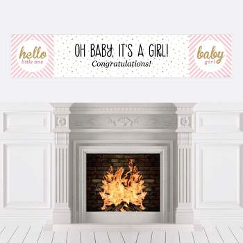 IT'S A Girl baby Shower Decorations for Girl Its A Girl Banner