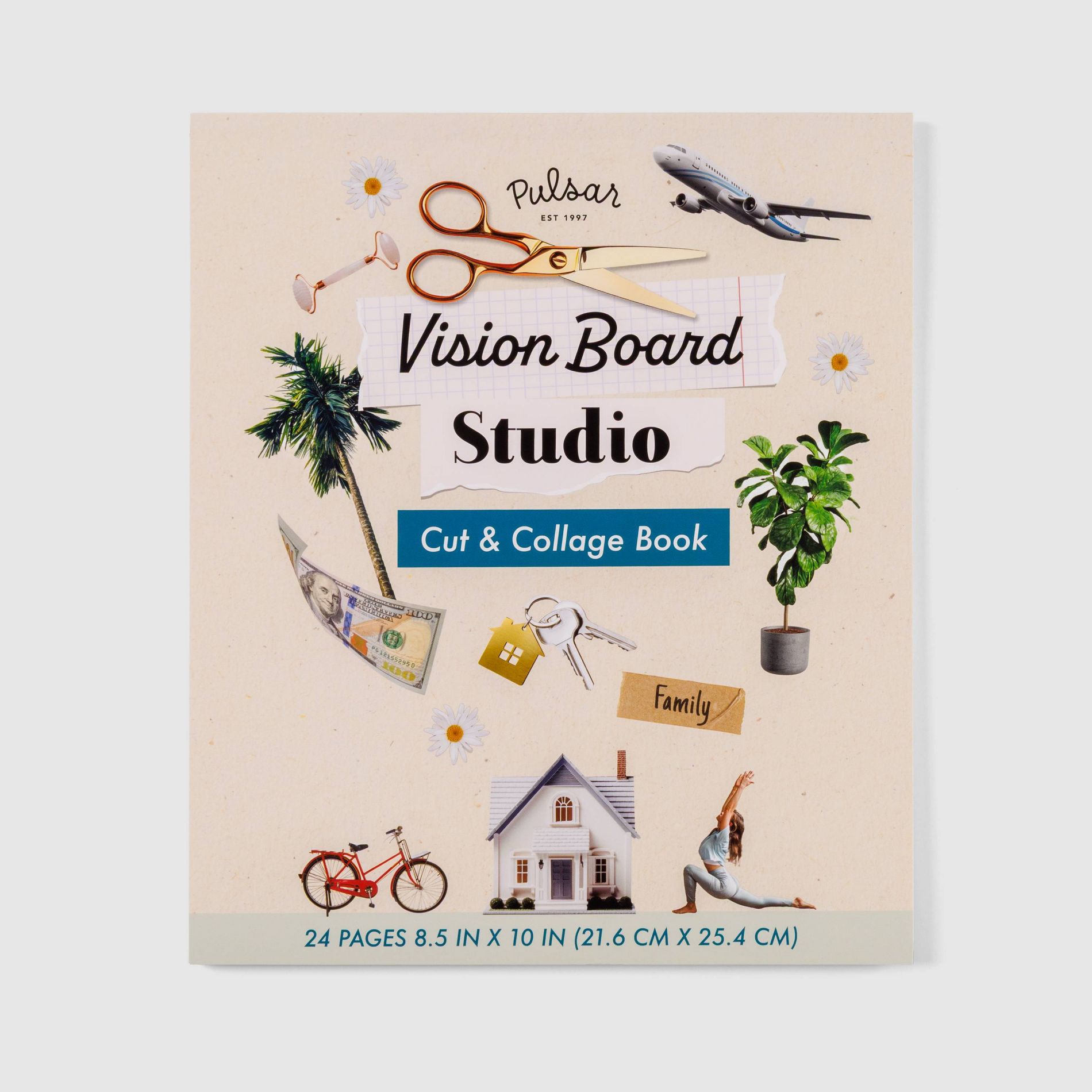 Pulsar Eco Products Cut and Collage Book Neutrals