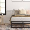 14" Branden Minimalist Steel Platform Bed Frame Black - Taylor & Logan - 3 of 4