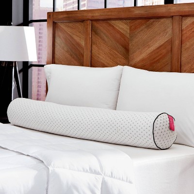 Charcoal Infused Memory Foam Body Pillow with Knitted Polyester Cover