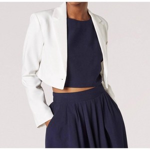 Women's Cropped Blazer - APRICOT - 1 of 3
