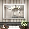 Apmir High-Strength Tempered Glass and Aluminum Alloy Framed French Cleat Mounted Wall Decor Mirror in matte black with 5-Year Warranty - 2 of 4