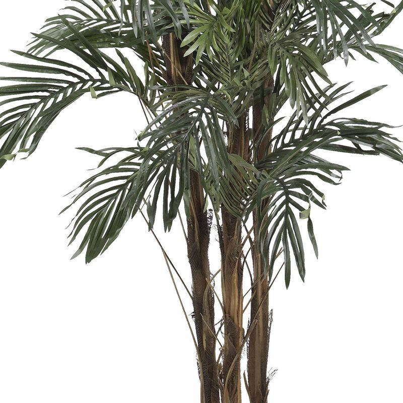 60&#34; Artificial Robellini Palm Tree in Pot Black - Nearly Natural, 4 of 6