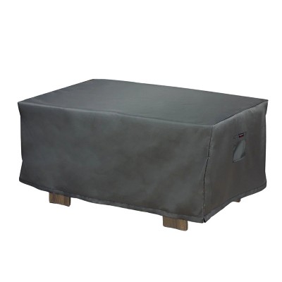 Summerset Shield Titanium 3-Layer Water Resistant Outdoor Coffee Table Cover - Dark Grey