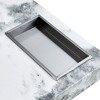 NicBex Modern 31.4" Square Coffee Table with Metal Storage Organizer for Living Room and Office - 4 of 4