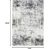 Rug Washable Area Rug Modern Abstract Carpet for Living Room, Non-Slip Backing, Soft, Stain Resistant Floor Rug for Bedroom, Office - 2 of 4